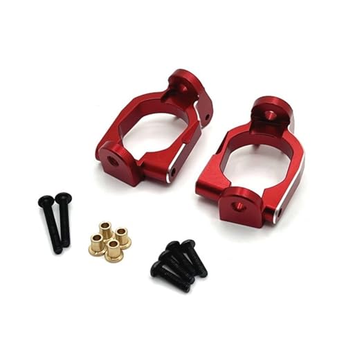 GTVNPOA RC Zubehör Für MJX 10208 Für Little Für Monster RC 1/10 Fernbedienung Auto Teile Metall Upgrade Montage Schwinge Lenkung Tasse Stoßdämpfer Unterstützung Spurstange C Block(Size 8) von GTVNPOA