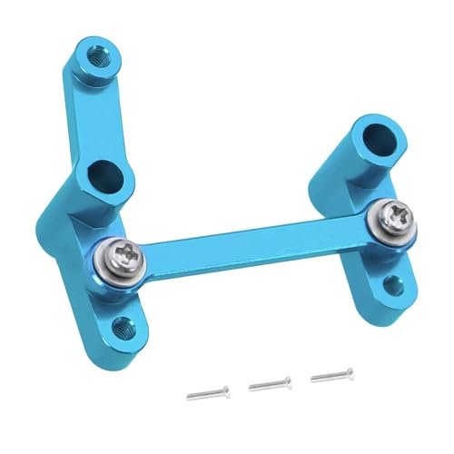 GTVNPOA RC Zubehör Für MJX Für Hyper Go 14301 14302 14303 Ersatz Metall Lenkung Modifikation Lenkung Gruppe Montage Dekoration 1/14 RC Auto Upgrades Teile(Blue) von GTVNPOA