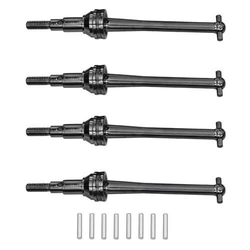 GTVNPOA RC Zubehör Für MJX H16 16207 16208 16209 16210 14209 14210 V2 16410 Ersatz Metall CVD Antriebswelle Antriebswelle RC Auto 1/16 LKW Hobby Upgrade Zubehör(Silver,Size 4pcs) von GTVNPOA