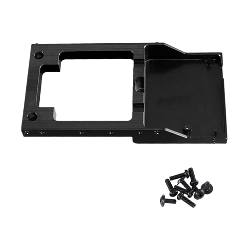 GTVNPOA RC Zubehör Für MN 1/12 Für MN168 MN78 RC Auto Metall Front Fach Platine Feste Strahl Upgrade Chassis Ersatz RC Auto Zubehör(Black) von GTVNPOA