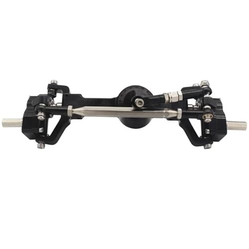 GTVNPOA RC Zubehör Für MN D90 D91 D96 Für FJ45 Für MN99S MN98 MN45 MN40 MN90 MN91 MN96 MN99 Ersatz Metall Vorne Hinten Portal Achse Set 1/12 RC Auto Upgrade Teile(Black,Front) von GTVNPOA