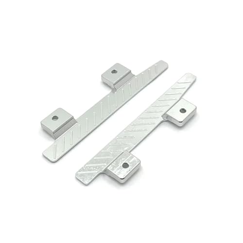 GTVNPOA RC Zubehör Für MN82 LC79 Für MN78 1/12 Seite Pedal Änderung Links Rechts Fuß Pedale RC Crawler Auto Ersatz Upgrade Teile Zubehör(Silver) von GTVNPOA