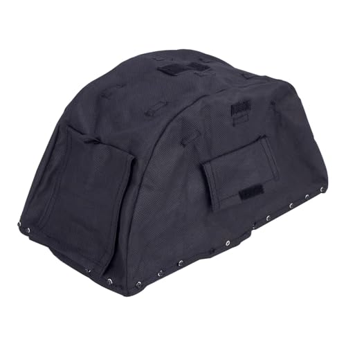 GTVNPOA RC Zubehör Für SCX10 Für TRX4 Für Capra Für RGT86100 Für YK4102 D90 1/8 1/10 Dach Klapp Zelt Simulierte Gepäck Rack Körper Dekorative Crawler Auto Auto Teile(Black) von GTVNPOA