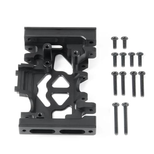 GTVNPOA RC Zubehör Für TRX-4 Für TRX4 1/10 RC Crawler Auto Aluminiumlegierung Getriebehalterung Halterbasis Für Chassis-Unterfahrschutz Upgrade Teile Zubehör von GTVNPOA