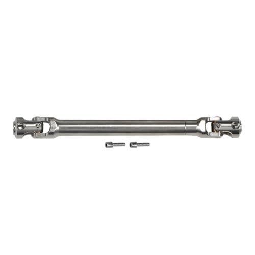 GTVNPOA RC Zubehör Für TRX4 Für TRX6 86100 Für YK4101 Für D90 Für SCX10 Für Capra 1/10 Metall Universal Joint Antriebswelle Mit Interne Spline 60-181mm RC Crawler Auto Teile(Silver,121-181MM) von GTVNPOA
