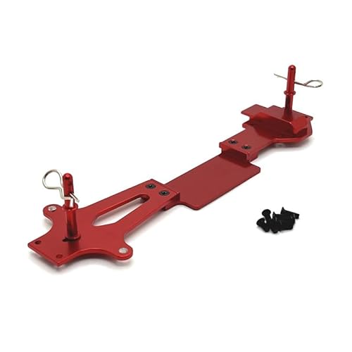 GTVNPOA RC Zubehör Für WLtoys 1/14 144001 144002 144010 144016 144018 Für RiaarIo Für XDKJ-001 XDKJ-006 RC Autoteile Metall Zweite Bodenplatte Auto-Shell-Säulensatz(Red) von GTVNPOA