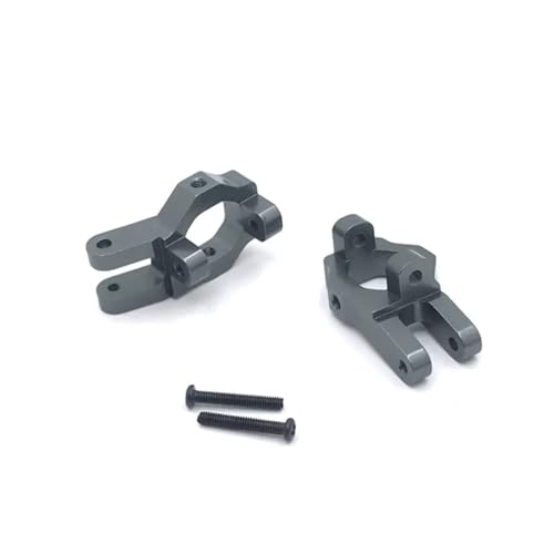 GTVNPOA RC Zubehör Für WLtoys 12428 12423 Für FY-01 FY-02 FY-03 FY-04 FY-05 1/12 Metall Front C-Hub RC Auto Upgrade Teile Geändert Zubehör(Grey) von GTVNPOA