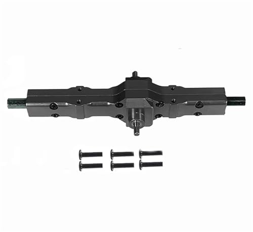 GTVNPOA RC Zubehör Für WPL 1/16 Für Naughty Für Dragon Für Henglong Ferngesteuertes Auto Six Drive Army Kakas Semi-Cartoon Mit Verbesserter Metallbrückenbaugruppe RC-Autoteile(Black) von GTVNPOA