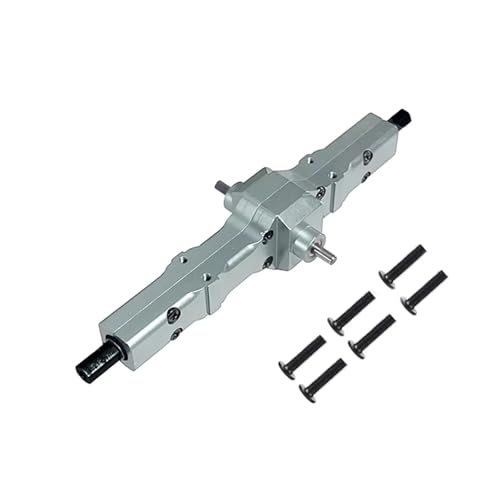 GTVNPOA RC Zubehör Für WPL 1/16 Für Naughty Für Dragon Für Henglong Ferngesteuertes Auto Six Drive Army Kakas Semi-Cartoon Mit Verbesserter Metallbrückenbaugruppe RC-Autoteile(Gray) von GTVNPOA