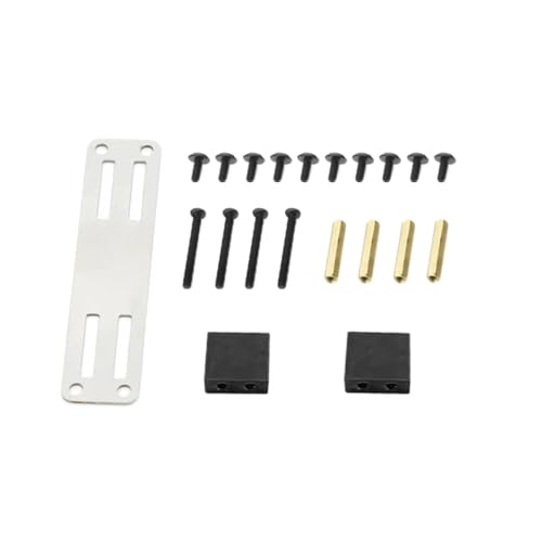 GTVNPOA RC Zubehör Für WPL B1 B14 B24 B16 B36 C14 C24 C34 C44 CB05S Fj40 1/16 Metall Servo Feste Halterung Kit RC LKW Auto Upgrade Teile Zubehör(Black) von GTVNPOA