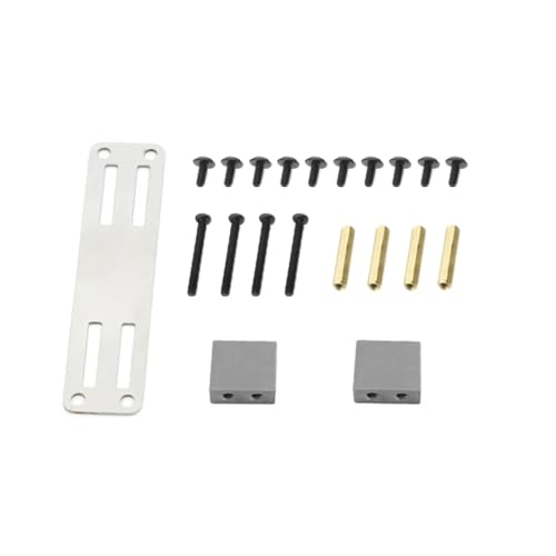 GTVNPOA RC Zubehör Für WPL B1 B14 B24 B16 B36 C14 C24 C34 C44 CB05S Fj40 1/16 Metall Servo Feste Halterung Kit RC LKW Auto Upgrade Teile Zubehör(Grey) von GTVNPOA