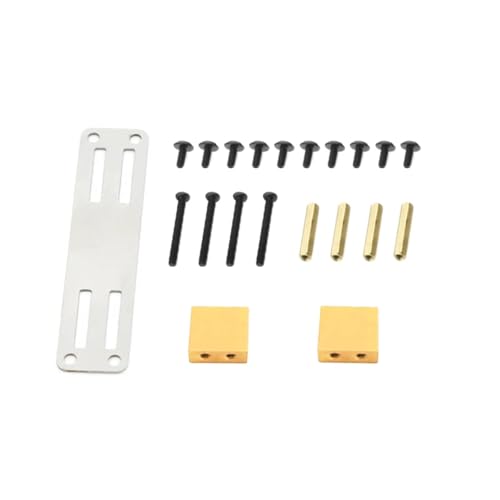 GTVNPOA RC Zubehör Für WPL B1 B14 B24 B16 B36 C14 C24 C34 C44 CB05S Fj40 1/16 Metall Servo Feste Halterung Kit RC LKW Auto Upgrade Teile Zubehör(Yellow) von GTVNPOA