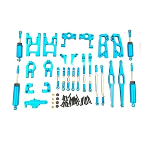 GTVNPOA RC Zubehör Für Wltoys 1/12 12427 12428 12423 FY01 FY02 FY03 RC Auto Metall Front Schwinge Lenkung Tasse Lenkung Montage Upgrade Teile Zubehör(Blue) von GTVNPOA