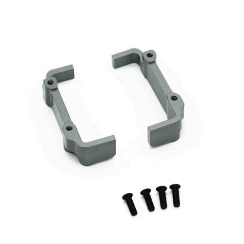 GTVNPOA RC Zubehör Für Wltoys 1/18 184016 1/14 144001 144002 144010 1/12 124007 124016 124017 124018 124019 Metall Upgrade Retrofit Batterie Halter RC Auto Teile(Grey) von GTVNPOA