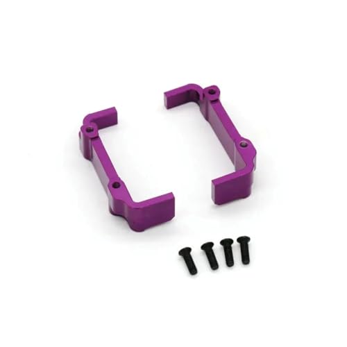 GTVNPOA RC Zubehör Für Wltoys 1/18 184016 1/14 144001 144002 144010 1/12 124007 124016 124017 124018 124019 Metall Upgrade Retrofit Batterie Halter RC Auto Teile(Purple) von GTVNPOA