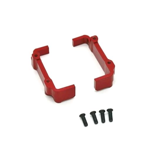 GTVNPOA RC Zubehör Für Wltoys 1/18 184016 1/14 144001 144002 144010 1/12 124007 124016 124017 124018 124019 Metall Upgrade Retrofit Batterie Halter RC Auto Teile(Red) von GTVNPOA