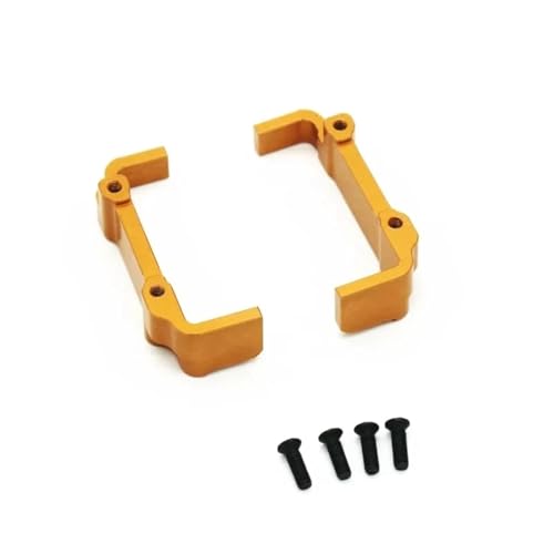 GTVNPOA RC Zubehör Für Wltoys 1/18 184016 1/14 144001 144002 144010 1/12 124007 124016 124017 124018 124019 Metall Upgrade Retrofit Batterie Halter RC Auto Teile(Yellow) von GTVNPOA