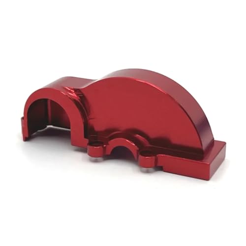 GTVNPOA RC Zubehör Für Wltoys 124006 12423 12427 12428 12429 1/12 RC Auto Metall Getriebe Abdeckung Abdeckung RC Auto Upgrade DIY Teile Geändert Zubehör(Red) von GTVNPOA