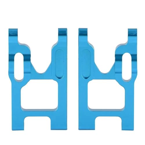 GTVNPOA RC Zubehör Für Wltoys 12428 Für FY03 2 Pcs Aluminium Legierung Vorderradaufhängung Arme Mit Schrauben RC Auto Upgrade Teile Geändert Zubehör(Blue) von GTVNPOA