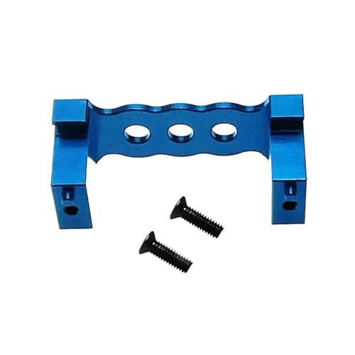 GTVNPOA RC Zubehör Für Wltoys 144001 124016-17-18 124019 Metall Lenkgetriebe Feste Basis Lenkgetriebe Für Sitz Presse Ersatzteile RC Auto Upgrade Zubehör(Blue) von GTVNPOA