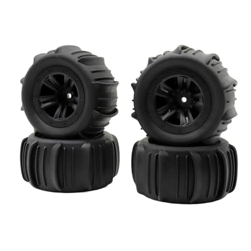 GTVNPOA RC Zubehör Für Wltoys 144001 144002 144010 124008 124016 124017 124018 124019 Für Monster Truck 85mm 12mm Hex Reifen Räder Upgrade RC Auto Zubehör(4pcs Paddle tire) von GTVNPOA