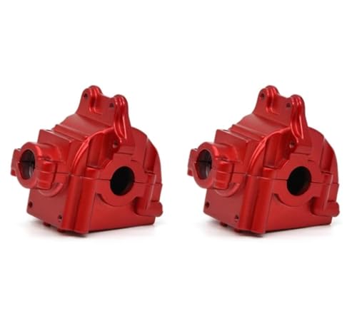 GTVNPOA RC Zubehör Für Wltoys 144001 144002 144010 124017 124018 124016 124019 RC Auto Upgrades Teile Metall Getriebe Shell Differential Gehäuse Getriebe Auto Zubehör(Red) von GTVNPOA