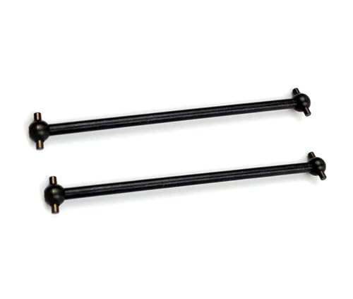 GTVNPOA RC Zubehör Für Wltoys Für HSP Für Axial Für HPI Für Himoto 1/10 RC Auto Teile Metall Antriebswelle Dogbone Gesamtlänge 61/63/70/77/84/87/89,5/100mm Auto Zubehör(Black,84mm) von GTVNPOA