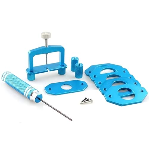 RC Demontage Hilfs Für Tamiya Für Mini 4WD Automodell Mechaniker Für Mann Rad Locher Bohrer Radnabe Entfernungswerkzeug Abzieher(Blue) von GTVNPOA