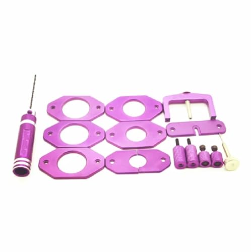 RC Demontage Hilfs Für Tamiya Für Mini 4WD Automodell Mechaniker Für Mann Rad Locher Bohrer Radnabe Entfernungswerkzeug Abzieher(Purple) von GTVNPOA