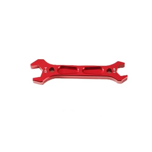 RC Demontage Hilfs Für Universalteile RC-Autoreparatur Und -modifikation Werkzeugschlüssel Schlauchverbindungswerkzeug Steckschlüssel Verstellbarer Schraubenschlüssel AN3 AN4 AN6 AN8 AN1(WrenchAN3-AN4 von GTVNPOA
