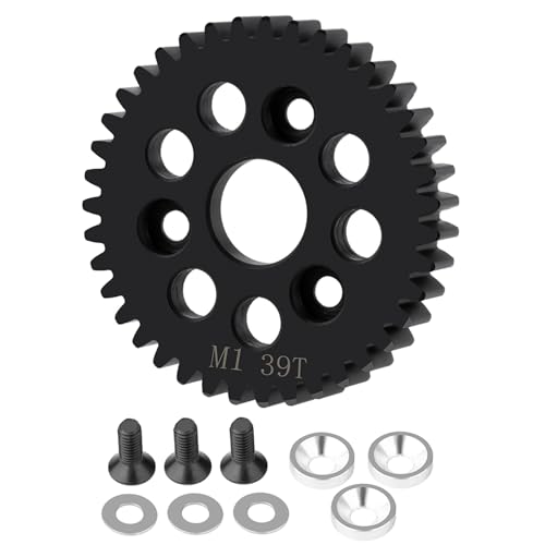RC Zubehör Für Hpi Für Traxxas Für Arrma 1/10 Für E-Revo2.0 Ersatz-Stirnrad M1 31T 32T 33T 35T 38T 41T 42T 43T 45T 46T 47T 48T 49T 50T RC-Auto-Upgrade-Teile(39T) von GTVNPOA