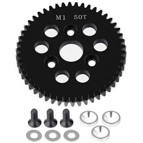 RC Zubehör Für Hpi Für Traxxas Für Arrma 1/10 Für E-Revo2.0 Ersatz-Stirnrad M1 31T 32T 33T 35T 38T 41T 42T 43T 45T 46T 47T 48T 49T 50T RC-Auto-Upgrade-Teile(50T) von GTVNPOA