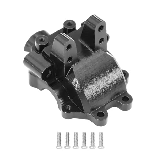 RC Zubehör Für MJX Für Hyper Go 1/14 H14BM 14210 14209 14160 14161 Front Upper Unter Getriebe Abdeckungen Differential Fall Dekoration RC Auto Upgrade Ersatzteil(Black,14160) von GTVNPOA