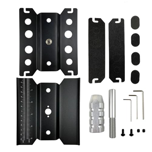 RC Zubehör Für Tamiya Für HSP Für TRX-4 Für Axial Für SCX10 II 1/10 1/8 1/12 Metall Reparatur Station Arbeit Stehen Montage Plattform RC Crawler Werkzeuge RC Auto Teile(Black,Size 1) von GTVNPOA