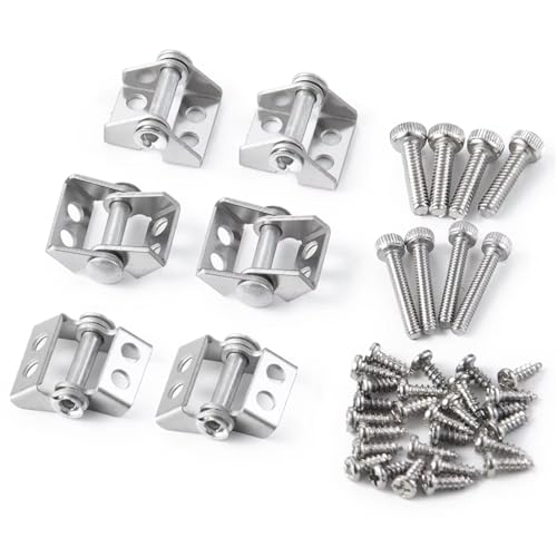 RC Zubehör Für Tamiya Für R620 1/14 Ersatz Metall Anhänger Cargo Box Scharnier RC Traktor LKW Auto Upgrade Teile Modifikation Zubehör 6 Stücke RC Zubehör Für Tamiya Für R620 1/14 Ersatz Metall Anhänger Cargo Box Scharnier RC Traktor LKW Auto Upgrade Teile Modifikation Zubehör 6 Stücke von GTVNPOA