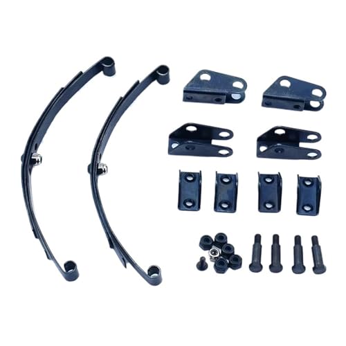 RC Zubehör Für Tamiya Für Scania 770s R620 Für Volvo Für Arocs Für Man Für Tgx 1/14 Metall Simulation Vorne Hinten Suspension Feder RC Muldenkipper Auto Zubehör(Front Suspension 1) von GTVNPOA