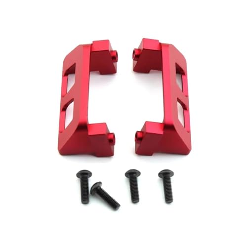 RC Zubehör Für Traxxas Für Slash Für E-Revo Für Summit 1/16 2Pcs Metall Lenkung Servo Schutz 7037 RC Auto Upgrade Teile Geändert Zubehör(Red) von GTVNPOA