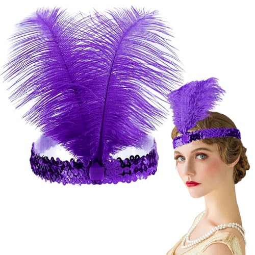 20er Jahre Haarschmuck, Feder Haarschmuck, Kopfschmuck Federn, Charleston Kopfschmuck, Haarreif Fasching Damen, 20er Jahre Flapper Feder Haarband, Karnevalsgeschenke für Frauen 20er Jahre Haarschmuck, Feder Haarschmuck, Kopfschmuck Federn, Charleston Kopfschmuck, Haarreif Fasching Damen, 20er Jahre Flapper Feder Haarband, Karnevalsgeschenke für Frauen von GTYARYUA