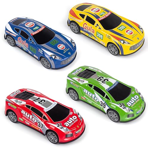 GTYARYUA Spielzeugauto Set, 4 PCS Auto Spielzeug, Auto Kinder, Mini Auto, Rennauto Spielzeug, Aufziehautos mit Rückzug, Spielzeugautos ab 3 Jahre, Geburtstagsgeschenke für Jungen und Mädchen GTYARYUA Spielzeugauto Set, 4 PCS Auto Spielzeug, Auto Kinder, Mini Auto, Rennauto Spielzeug, Aufziehautos mit Rückzug, Spielzeugautos ab 3 Jahre, Geburtstagsgeschenke für Jungen und Mädchen von GTYARYUA