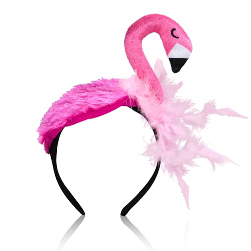 GTYARYUA Flamingo Haarreif Damen & Kinder, Karneval, Fasching, Cosplay, Party, Accessoire, Unisex, Pink GTYARYUA Flamingo Haarreif Damen & Kinder, Karneval, Fasching, Cosplay, Party, Accessoire, Unisex, Pink von GTYARYUA