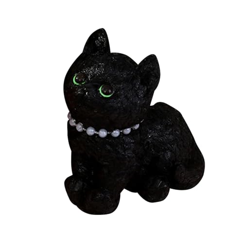 GUAHKUN Anti Stress Spielzeug Niedliche Katzen Quetschspielzeug TPR Squeeze Toys in Schwarz Weiß Kaninchen Design für Stressabbau und Entspannung (A) von GUAHKUN