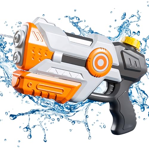 GUAHKUN Super Soaker Wasserpistole 750ml Outdoor Spielzeug Mit 6-10m Reichweite Leichtes Design Für Kinder Und Erwachsene Spritzpistole Water Gun Für Pool Garten Strand (A) von GUAHKUN