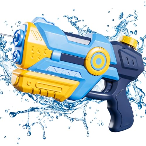 GUAHKUN Super Soaker Wasserpistole 750ml Outdoor Spielzeug Mit 6-10m Reichweite Leichtes Design Für Kinder Und Erwachsene Spritzpistole Water Gun Für Pool Garten Strand (B) von GUAHKUN