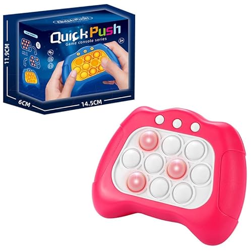 Pop It Fidget Spielzeug,Einzigartige Popping-Kinderspiele, Pop It Ball,Puzzle-Pop-Spielmaschine Hellersommer Dekompressionsdurchbruch-Puzzle-Spielmaschine Elektronisches Sensorspiel (A) von GUAHKUN