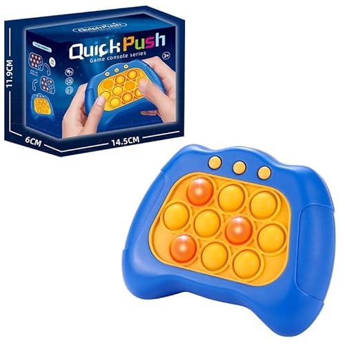 Pop It Fidget Spielzeug,Einzigartige Popping-Kinderspiele, Pop It Ball,Puzzle-Pop-Spielmaschine Hellersommer Dekompressionsdurchbruch-Puzzle-Spielmaschine Elektronisches Sensorspiel (B) von GUAHKUN
