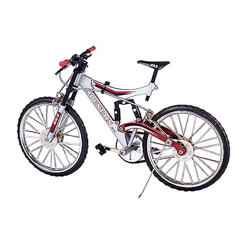 GUANYAN 3D Metall Bausatz Fahrrad Puzzle, Realistisch, 23 cm, Zink-Legierung + Gummi, 1 Stück, ab 12 Jahren, Mittelstufe, Tabletop, 23 Teile, 1 Set, 1 Puzzle, 1 Verpackungseinheit von GUANYAN