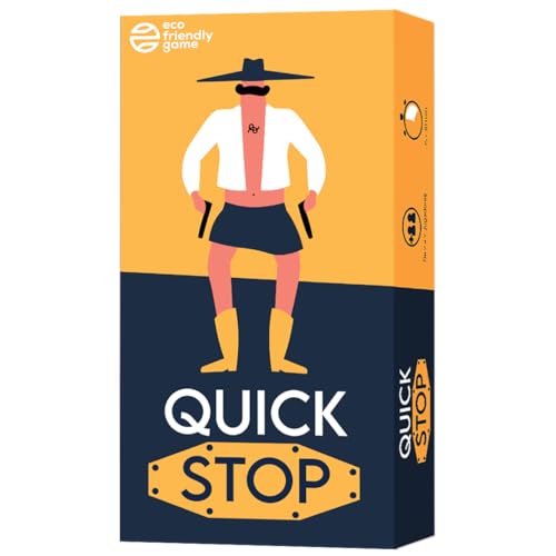 GUATAFAC Quick Stop: Juego de Mesa Dinámico para Familia y Amigos - Creatividad y Rapidez - Versión Entretenida del Juego Stop von GUATAFAC