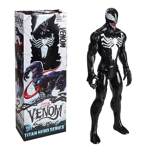 Venom Figur, Marvel Avengers Titan Hero Serie Venom, Marvel Venom Figur, Venom Action Figur 30 cm Großes Spielzeug für Kinder ab 4 Jahren Geburtstagsgeschenk (Venom) von GUBOOM