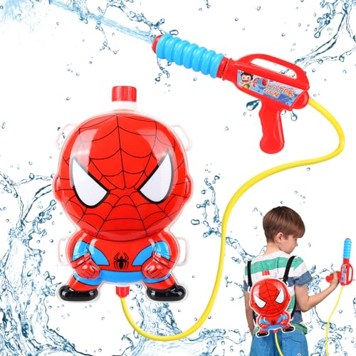 Wasserpistolen mit Tankrucksack für Kinder, Wasserpistolen 1300ml, Wasserspritzpistole Kinder Großer Kapazität - Reichweite 10M, Sommer Spielzeug für Garten Pool Party, Strand Wasserpistolen mit Tankrucksack für Kinder, Wasserpistolen 1300ml, Wasserspritzpistole Kinder Großer Kapazität - Reichweite 10M, Sommer Spielzeug für Garten Pool Party, Strand von GUBOOM