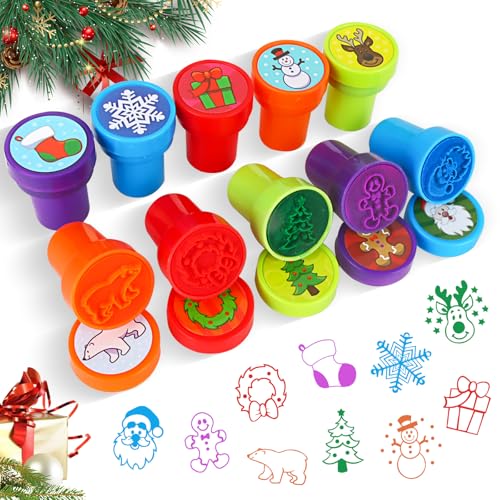 Weihnachtsstempel Kinder, 10 Stück Stempel Weihnachten Kinder, Stempelset Weihnachten Kinder, Kinderstempel Weihnachten, Stempel Tiere, Kinderstempel ab 2-13 Jahr, Weihnachten für Partygeschenke Weihnachtsstempel Kinder, 10 Stück Stempel Weihnachten Kinder, Stempelset Weihnachten Kinder, Kinderstempel Weihnachten, Stempel Tiere, Kinderstempel ab 2-13 Jahr, Weihnachten für Partygeschenke von GUBOOM